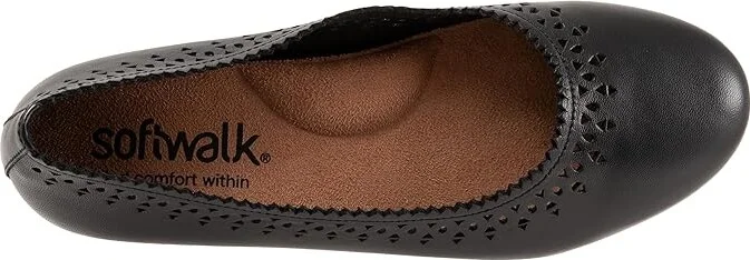 SoftWalk Selma Women's Shoes Black : 6 M (B), Leather - Image 2
