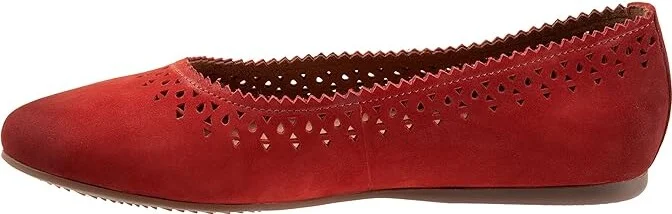 SoftWalk Selma Women's Shoes Red Nubuck : 6.5 M (B), Leather - Image 6