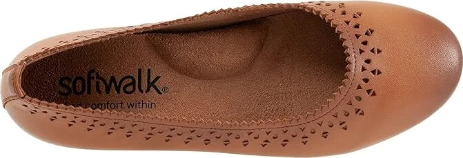 SoftWalk Selma Women's Shoes Tan : 10.5 M (B), Leather - Image 2