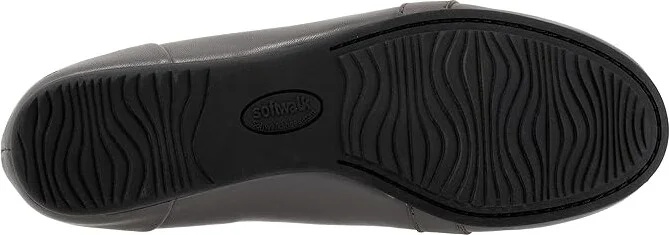 SoftWalk Serra Women's Flat Shoes Grey : 6 M (B), Synthetic/Textile - Image 3