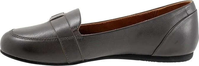 SoftWalk Serra Women's Flat Shoes Grey : 6 M (B), Synthetic/Textile - Image 6