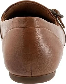SoftWalk Serra Women's Flat Shoes Luggage : 12 N (AA), Synthetic/Textile - Image 4
