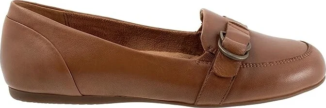 SoftWalk Serra Women's Flat Shoes Luggage : 12 N (AA), Synthetic/Textile - Image 6