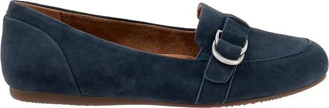 SoftWalk Serra Women's Flat Shoes Navy Suede : 11 M (B), Synthetic/Textile - Image 6