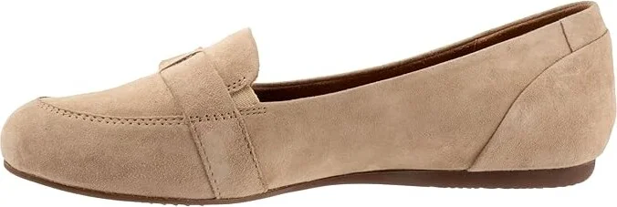 SoftWalk Serra Women's Flat Shoes Oatmilk Suede : 10 M (B), Synthetic/Textile - Image 5