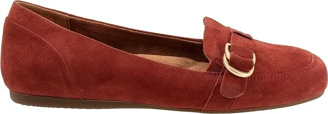 SoftWalk Serra Women's Flat Shoes Rust Suede : 7.5 W (D), Synthetic/Textile - Image 7