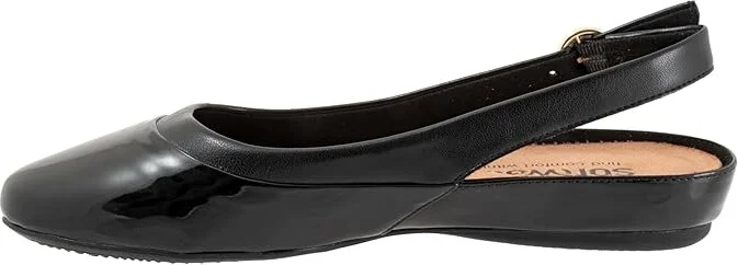 SoftWalk Sheffield Women's Flat Shoes Black Patent : 8 N (A), Leather/Polyester/Rubber - Image 6