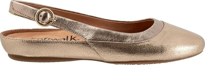 SoftWalk Sheffield Women's Flat Shoes Bronze : 9 M (B), Leather/Polyester/Rubber - Image 5