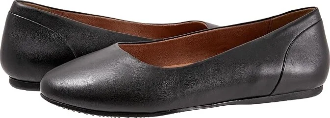 SoftWalk Shiraz Women's Shoes Black Leather : 6 W (D), Leather/Nappa