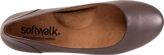 SoftWalk Shiraz Women's Shoes Dark Brown : 9 N (AA), Leather/Nappa - Image 2
