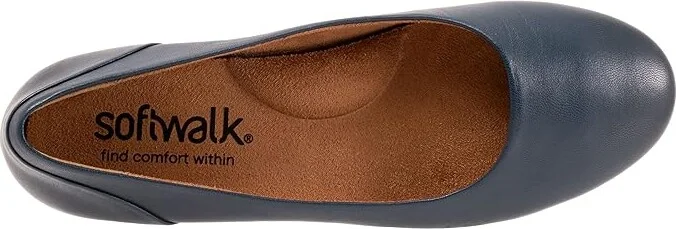 SoftWalk Shiraz Women's Shoes Navy : 11 N (AA), Leather/Nappa - Image 2