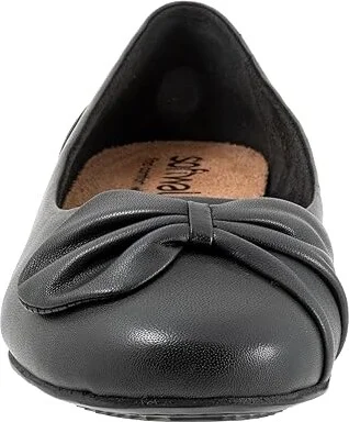 SoftWalk Sofia Women's Flat Shoes Black : 6.5 N (AA), Leather - Image 5