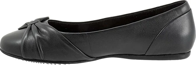 SoftWalk Sofia Women's Flat Shoes Black : 6.5 N (AA), Leather - Image 6