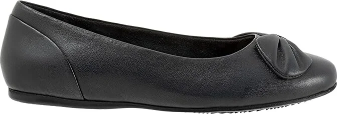 SoftWalk Sofia Women's Flat Shoes Black : 6.5 N (AA), Leather - Image 7