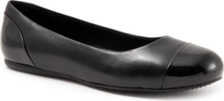 Softwalk Sonoma Cap Toe Flat - Image 2