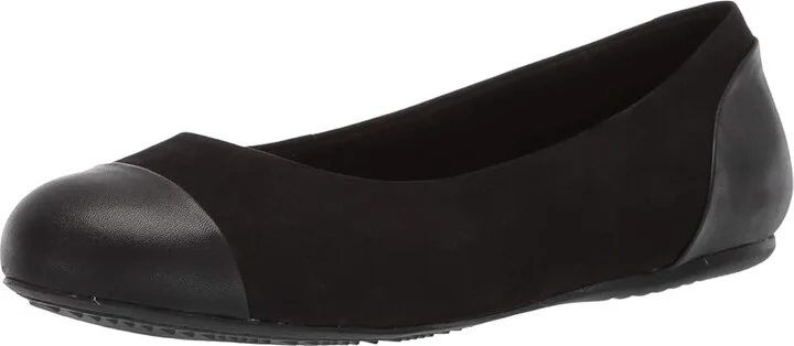 SoftWalk Sonoma Cap Toe Women's Flat Shoes Black : 7 M (B), Leather - Image 2