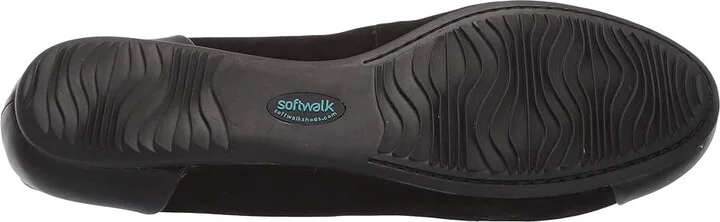SoftWalk Sonoma Cap Toe Women's Flat Shoes Black : 7 M (B), Leather - Image 4