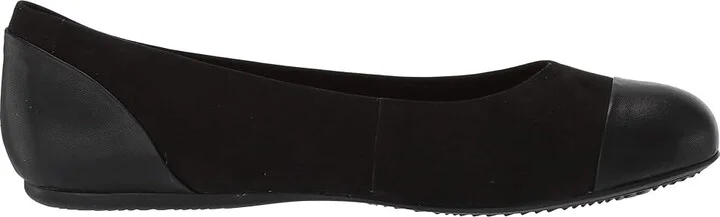 SoftWalk Sonoma Cap Toe Women's Flat Shoes Black : 7 M (B), Leather - Image 8