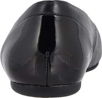SoftWalk Sonoma Cap Toe Women's Flat Shoes Black Soft Napa/Patent : 7 N (AA), Leather - Image 5