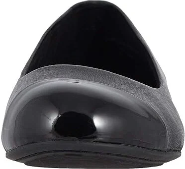 SoftWalk Sonoma Cap Toe Women's Flat Shoes Black Soft Napa/Patent : 7 N (AA), Leather - Image 6