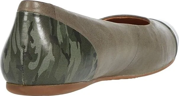SoftWalk Sonoma Cap Toe Women's Flat Shoes Green Leather : 10 N (AA) - Image 4