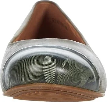 SoftWalk Sonoma Cap Toe Women's Flat Shoes Green Leather : 10 N (AA) - Image 5