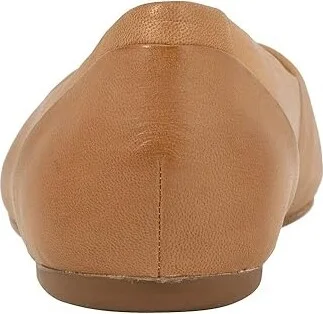 SoftWalk Sonoma Cap Toe Women's Flat Shoes Tan/Luggage : 7.5 N (AA), Leather - Image 5