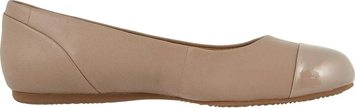 SoftWalk Sonoma Cap Toe Women's Flat Shoes Taupe : 7 N (AA), Leather - Image 8