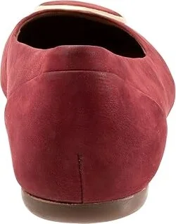 SoftWalk Sonoma Halo Women's Flat Shoes Dark Cherry Nubuck : 5.5 M (B) - Image 4