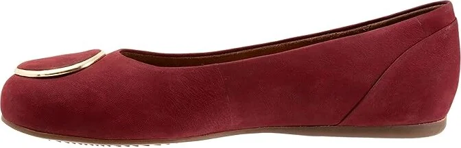 SoftWalk Sonoma Halo Women's Flat Shoes Dark Cherry Nubuck : 5.5 M (B) - Image 6