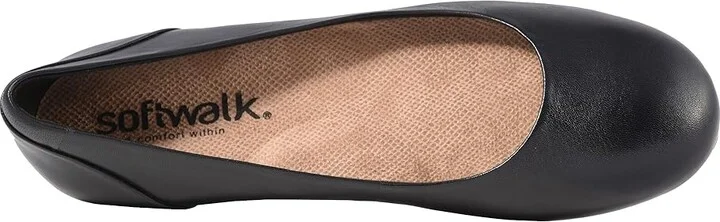 SoftWalk Sonoma Women's Shoes Black : 6 N (AA), Leather - Image 3