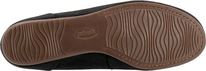 SoftWalk Sonoma Women's Shoes Black Embossed : 7.5 N (AA), Leather/Microfiber/Rubber - Image 3