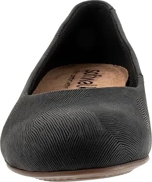 SoftWalk Sonoma Women's Shoes Black Embossed : 7.5 N (AA), Leather/Microfiber/Rubber - Image 5