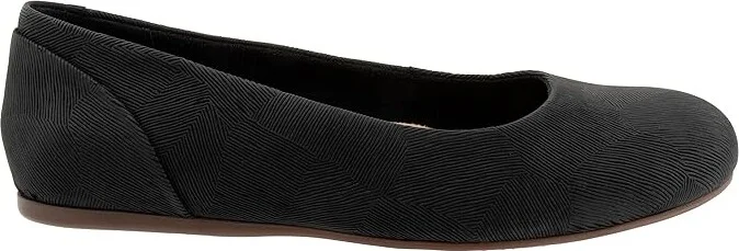 SoftWalk Sonoma Women's Shoes Black Embossed : 7.5 N (AA), Leather/Microfiber/Rubber - Image 7