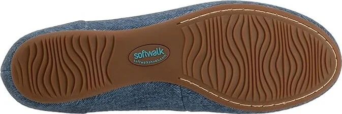 SoftWalk Sonoma Women's Shoes Blue Denim : 7.5 M (B), Leather - Image 3