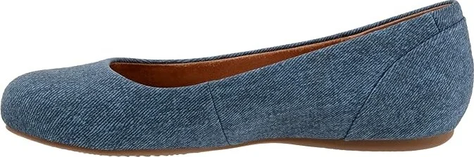 SoftWalk Sonoma Women's Shoes Blue Denim : 7.5 M (B), Leather - Image 6