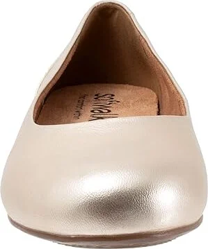 SoftWalk Sonoma Women's Shoes Champagne Metallic : 7 W (D), Leather - Image 5