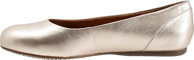 SoftWalk Sonoma Women's Shoes Champagne Metallic : 7 W (D), Leather - Image 6