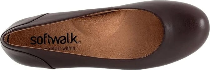 SoftWalk Sonoma Women's Shoes Dark Merlot : 7.5 N (A), Leather - Image 2