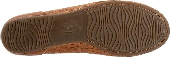 SoftWalk Sonoma Women's Shoes Luggage/Croc : 10.5 N (AA), Leather - Image 3