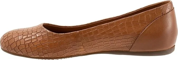 SoftWalk Sonoma Women's Shoes Luggage/Croc : 10.5 N (AA), Leather - Image 6