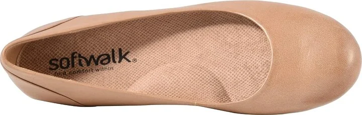 SoftWalk Sonoma Women's Shoes Mocha : 6.5 N (AA), Leather - Image 3