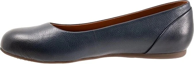 SoftWalk Sonoma Women's Shoes Navy Tumbled : 9 W (D), Leather - Image 6