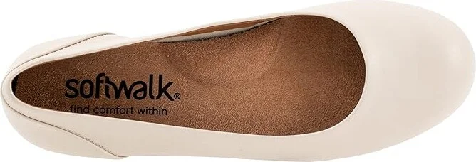 SoftWalk Sonoma Women's Shoes Off-White : 10.5 N (AA), Leather - Image 2