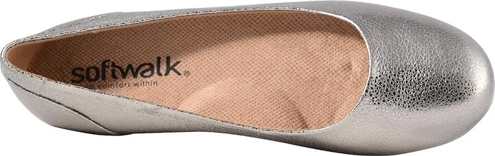 SoftWalk Sonoma Women's Shoes Platinum : 6.5 N (AA), Leather - Image 3