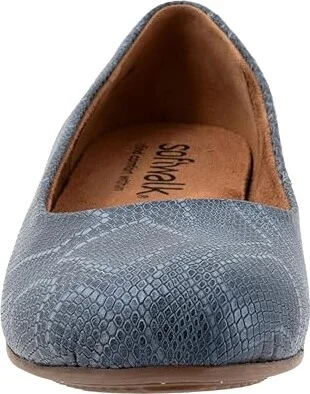 SoftWalk Sonoma Women's Shoes Smoke Snake : 9 N (AA), Leather - Image 5
