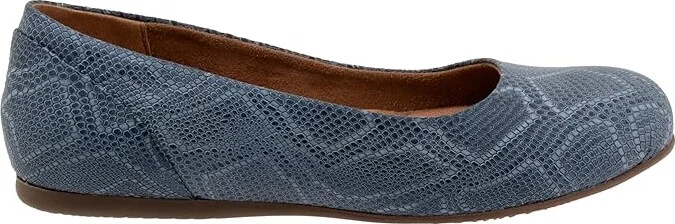 SoftWalk Sonoma Women's Shoes Smoke Snake : 9 N (AA), Leather - Image 6