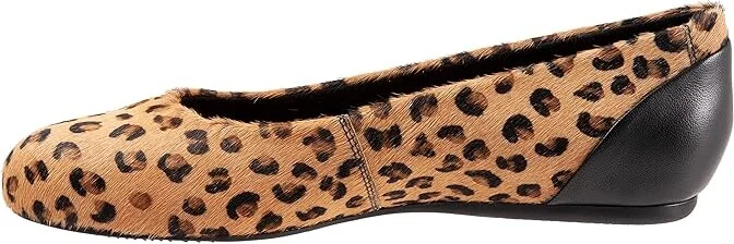 SoftWalk Sonoma Women's Shoes Tan Cheetah : 6 WW (EE), Leather - Image 6