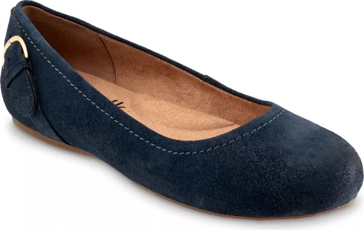 Navy Suede