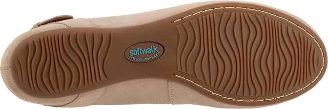 SoftWalk Sydney Women's Flat Shoes Taupe Suede : 11 N (A), Leather/Polyester/Rubber - Image 3